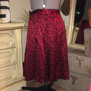 100% silk pleated skirt